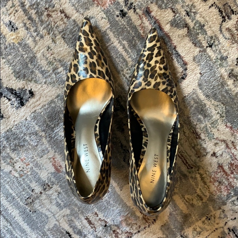 Like new leopard print heels